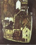 Egon Schiele Dead City III (mk12) USA oil painting reproduction